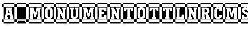 a_MonumentoTtlNrCmSw Bold字体转换